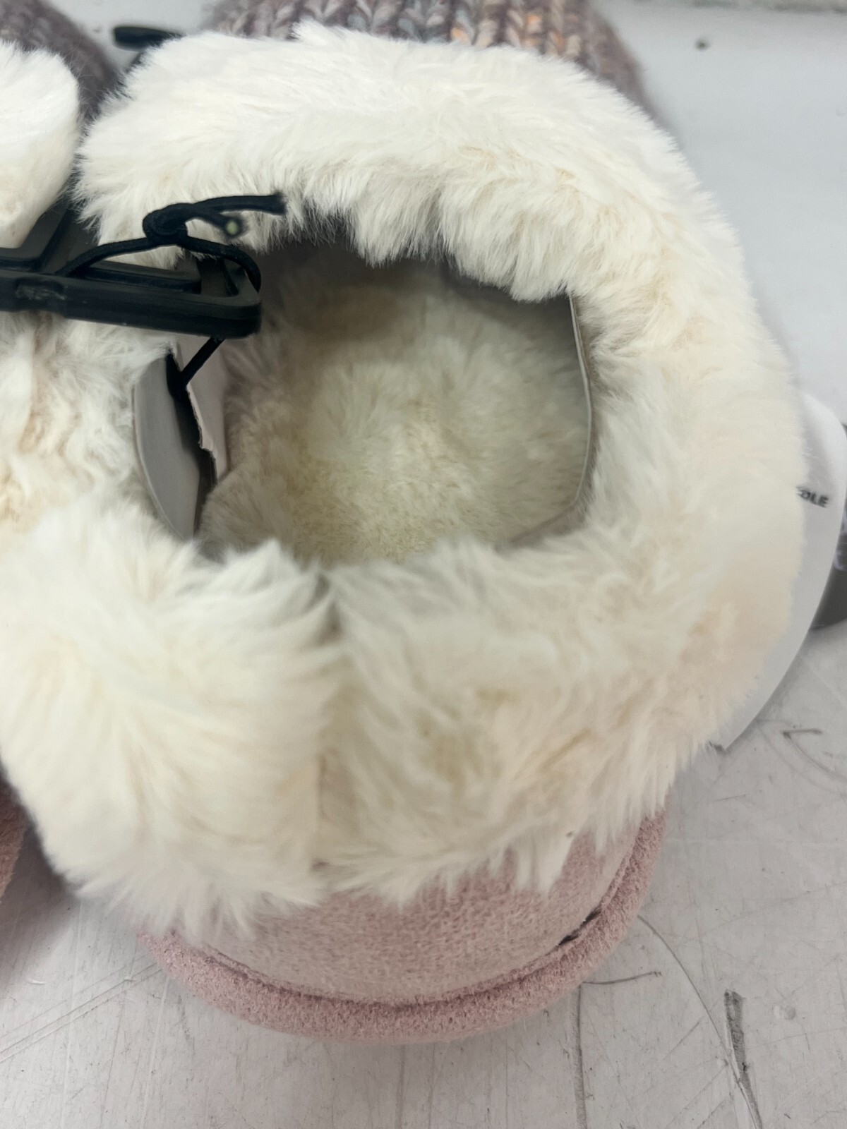 Women’s Pink Super Soft Memory Foam House Slippers w/ Faux Fur Lining CHOOSE SZ