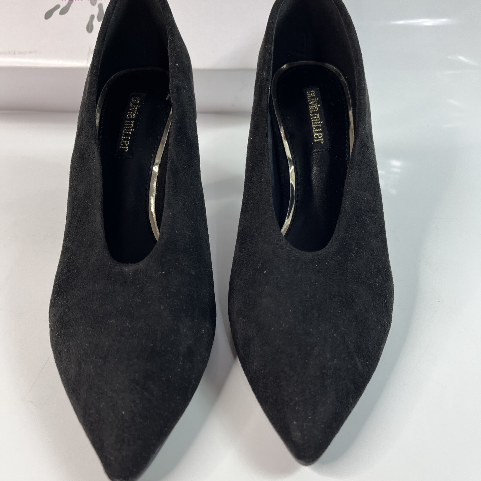 Olivia Miller Penny Pointed Toe Black Size 6