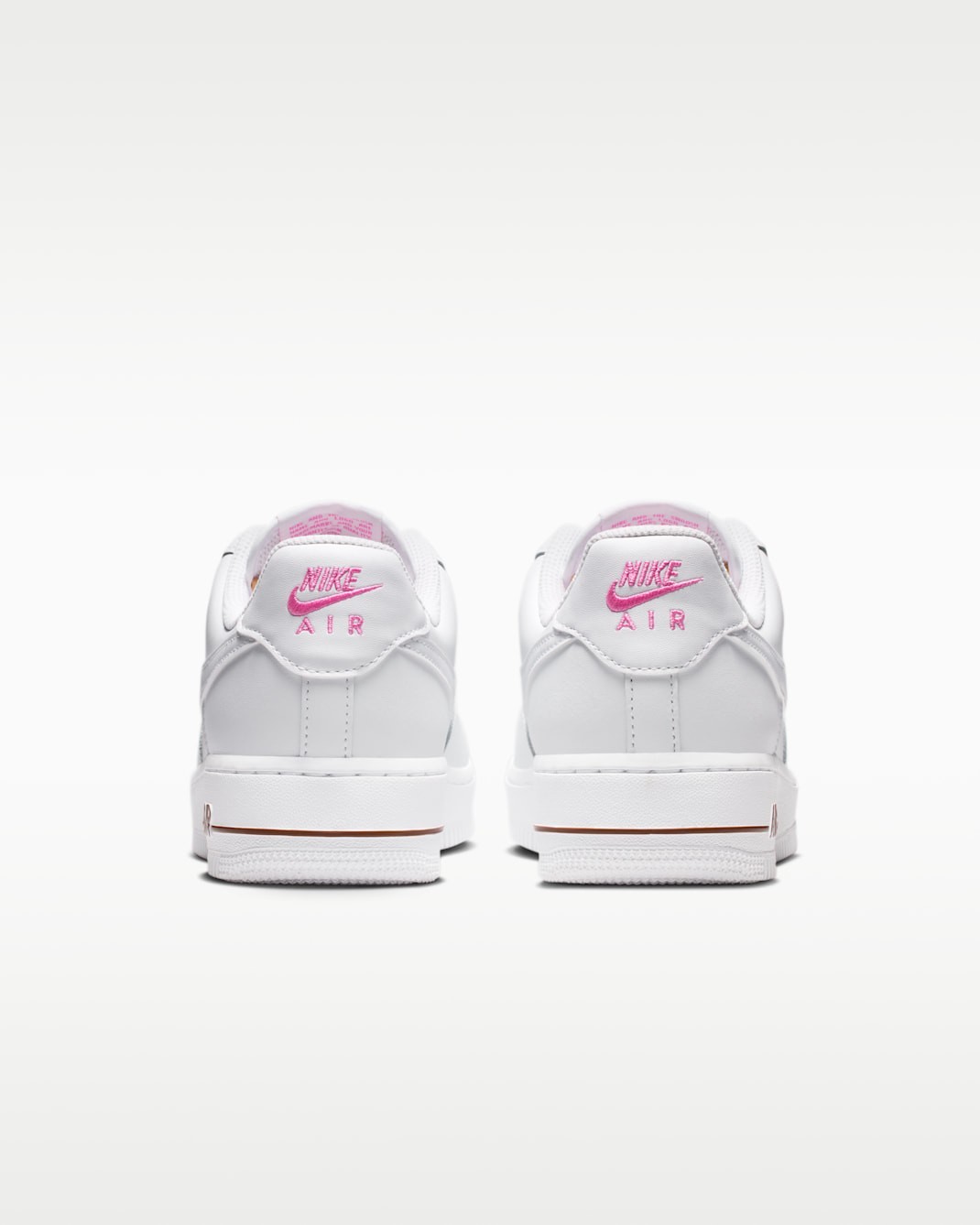 NIKE Women’s Air Force 1 ’07 SE White Playful Pink Fauna Brown White