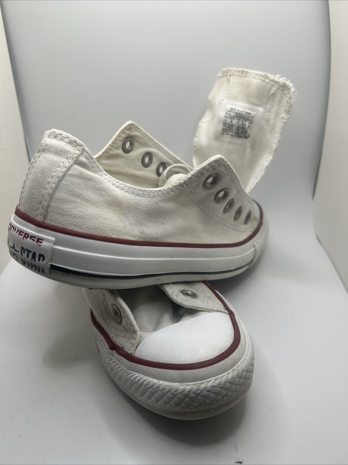 CONVERSE All Star Chuck Taylor Low White M7652 Shoes Mens 4 Womens 6