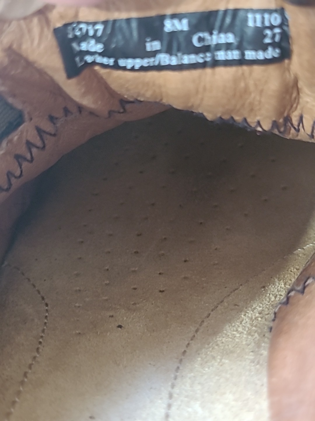 Clarks Artisan Brown Leather SlipOn Stiched Button detail Mules Clogs Boho 8.5M