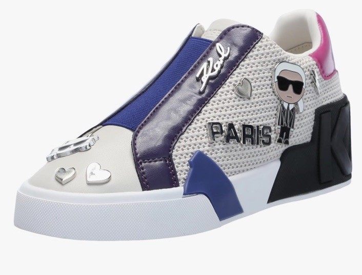 Women’s KARL LAGERFELD PARIS Cate Pins sneakers Navy SZ 6