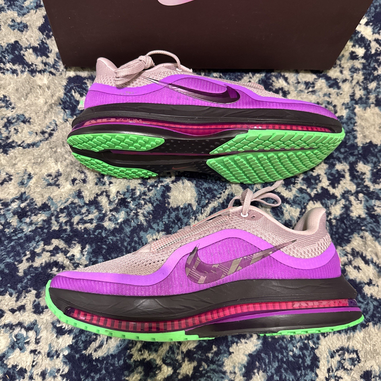 Nike Pegasus Premium ‘Faith Kipyegon’ Purple Sneakers, Size 12 BNIB II0602-500