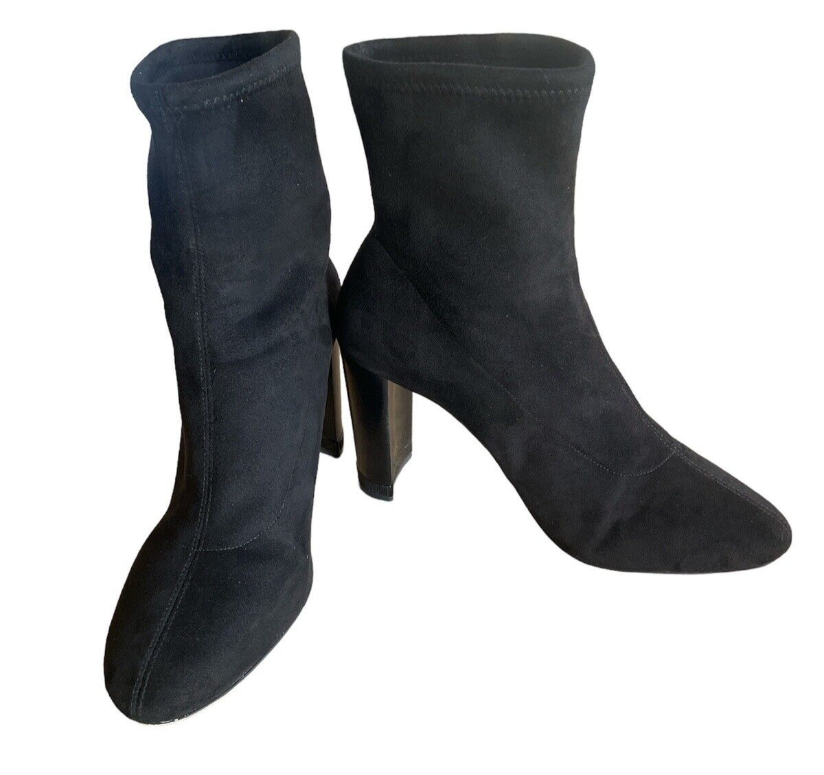 Michael Kors Women Mandy Ankle Sock Bootie Suede Black PV18G Size 10M