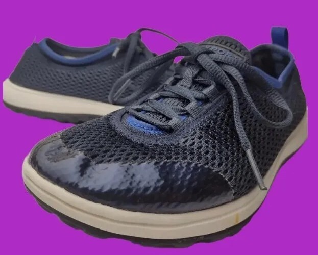 Rockport XCS Women’s Walk360 Washable Lace Up Shoes Sz 5 Navy Blue Rockport Walk