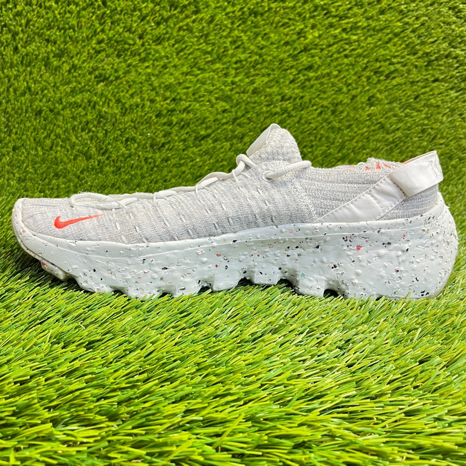 Nike Space Hippie 04 Womens Size 11.5 Gray White Walking Running Shoes Sneakers