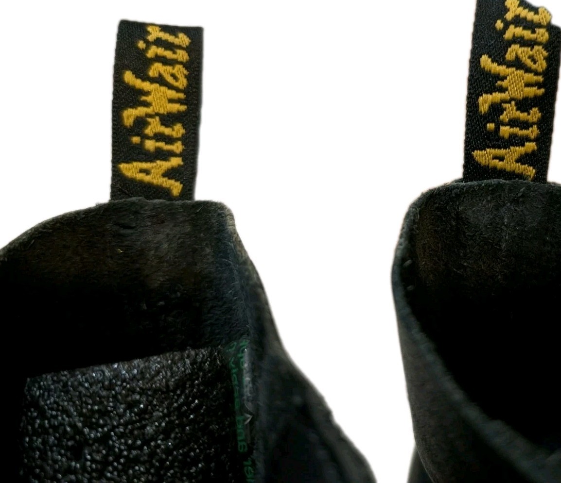 Dr. Martens Pascal 1460 Virginia Lace Up Leather Ankle Boots 8-Eye Size 7 Black