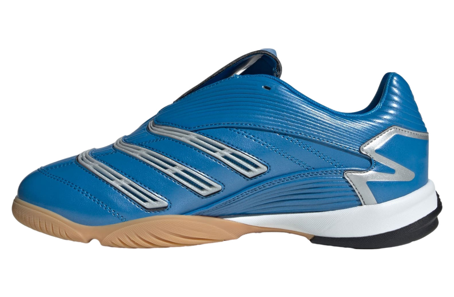 adidas Predator Sala – Women Indoor Soccer Shoes Blue Silver Metallic JR1637 NEW