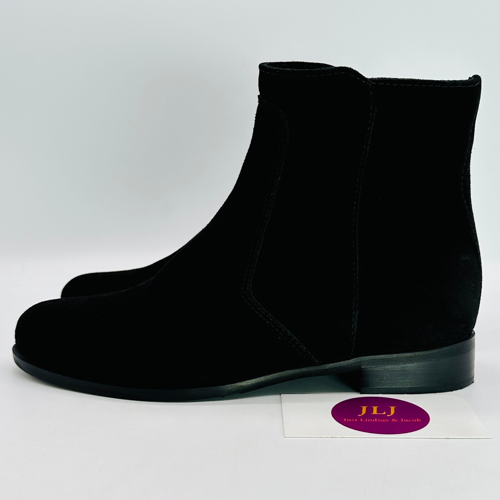 La Canadienne Women’s Sophie Black Waterproof Suede Cold Weather Boots Size 5.5
