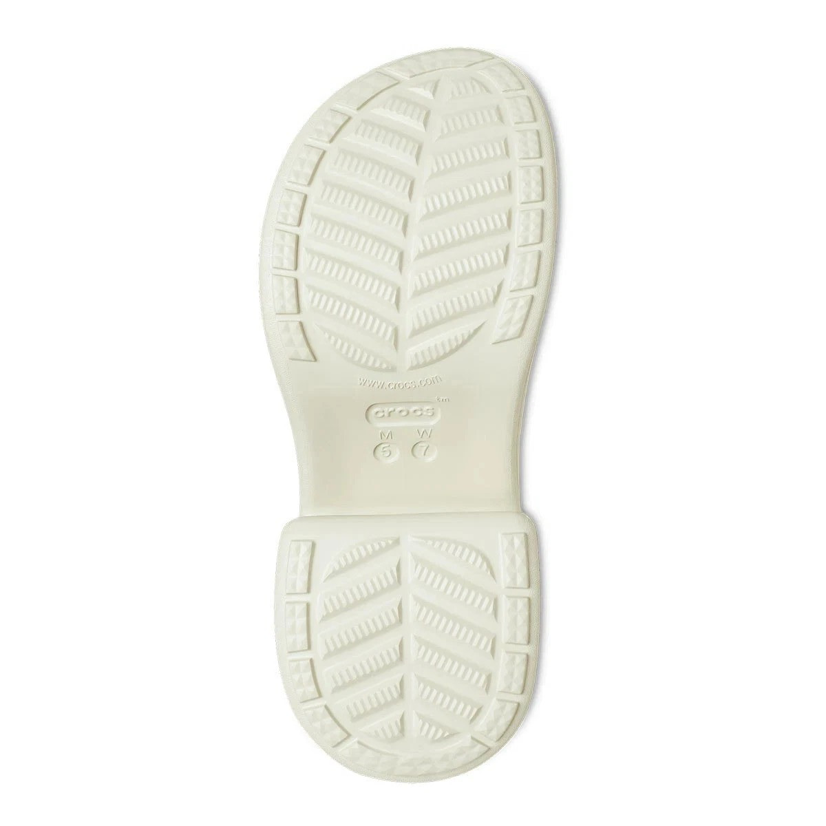 Crocs SIREN Ivory Platform Heeled Slip-on Clogs Mules Unisex Mens-9 Women-11