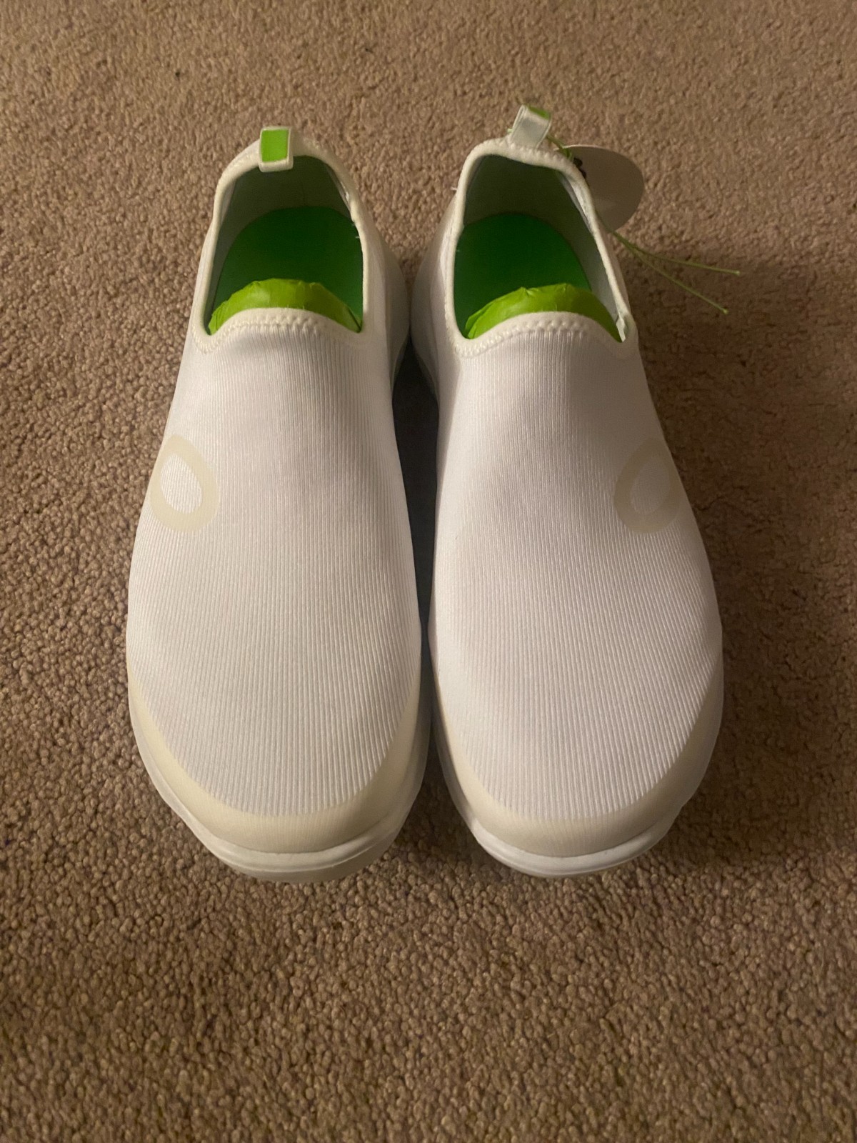 OOFOS OOmg Eezee Sport Shoes Womens, White Slip Ons, Multiple Sizes Available