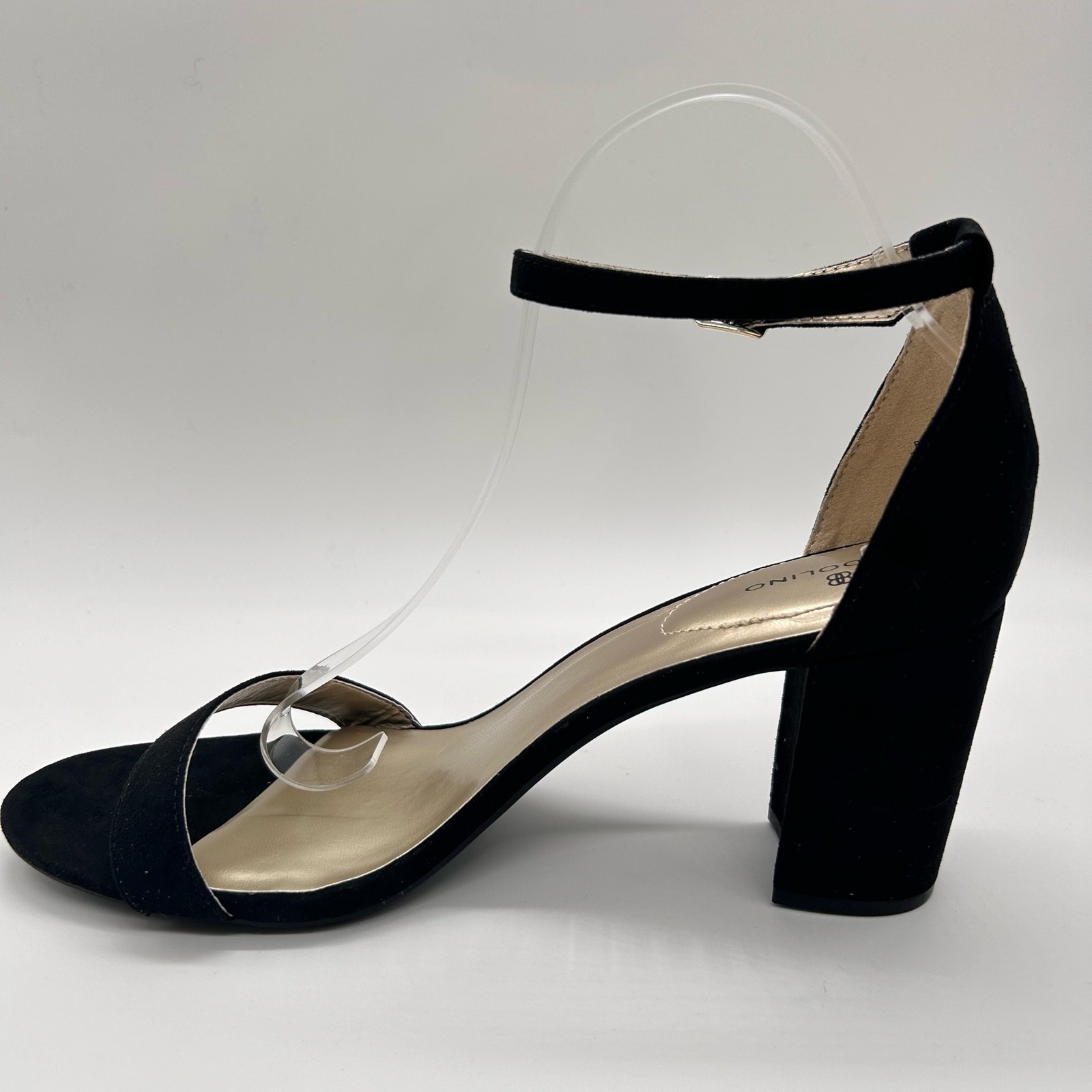 Bandolino Sandals Womens 11M Black Armory Block Heel Dress Sandals NEW