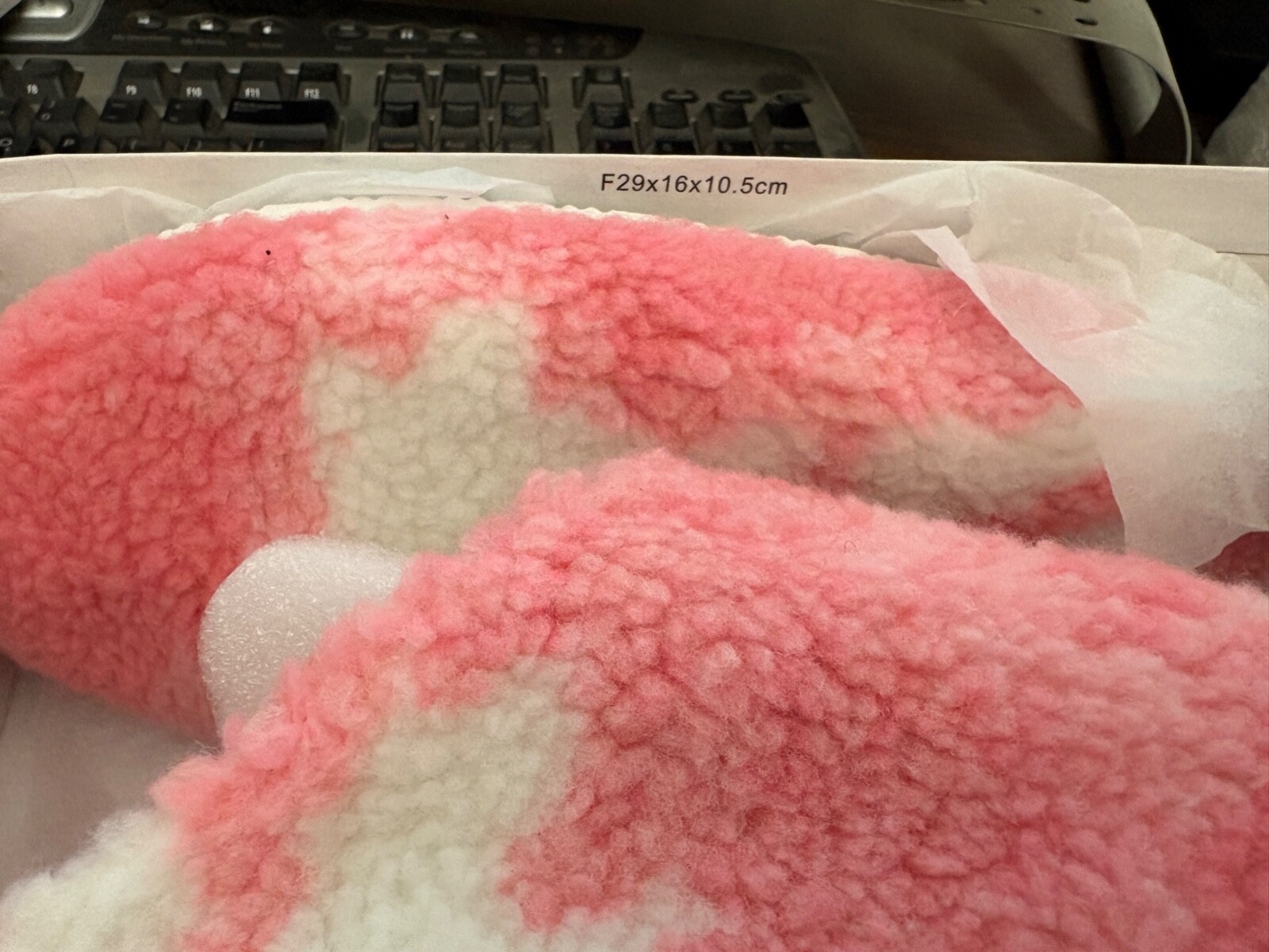 Olivia Miller Pink Camo Womens Slide On Slippers Size 10 New