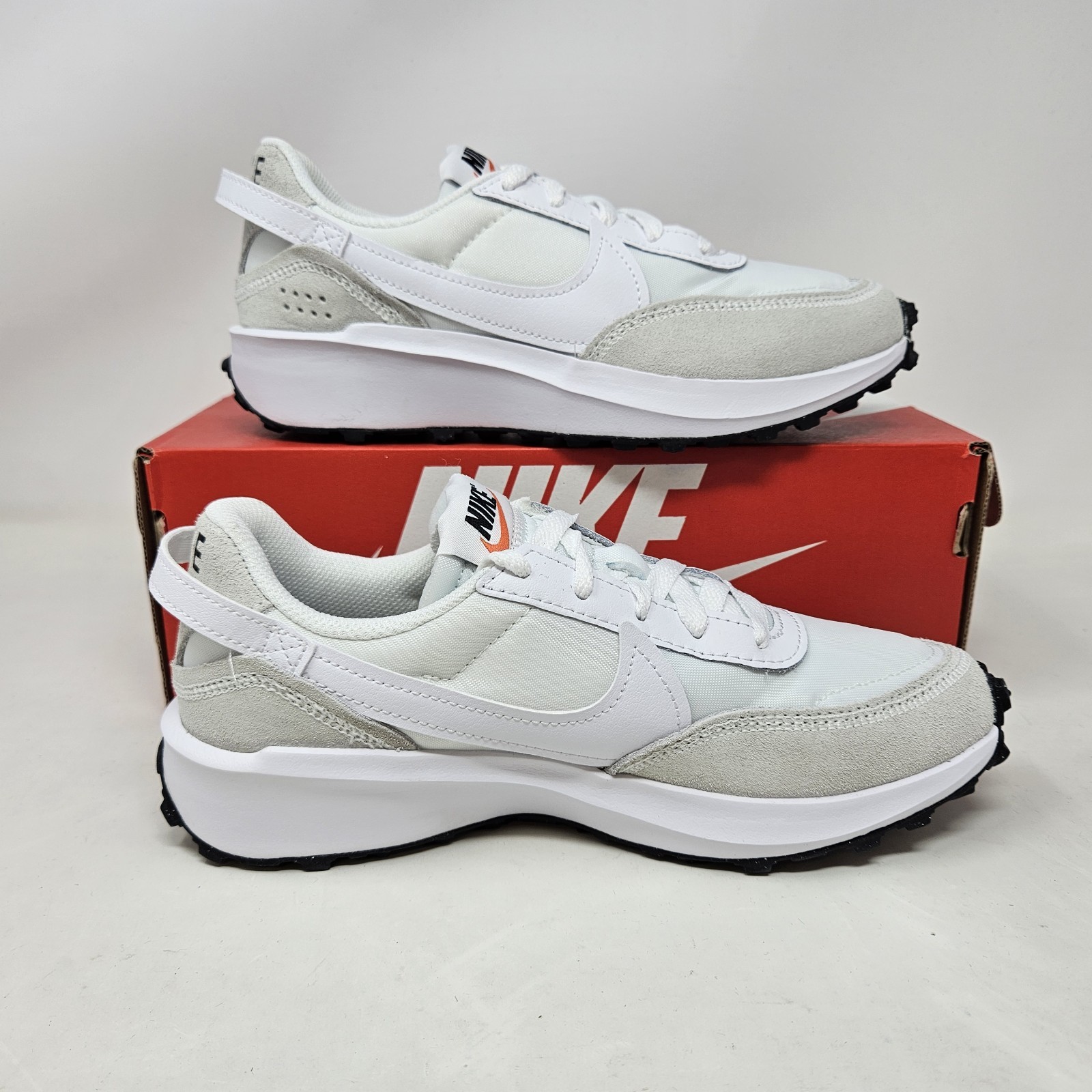 Nike Waffle Debut ‘White Grey’ Comfy Casual Shoe / DH9523-100 / Women’s Size 9.5