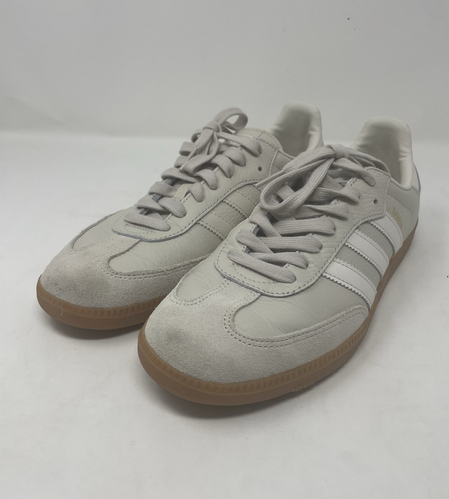adidas Samba OG Women Low Top Lace-Up Sneakers White/Gum Leather IE7013