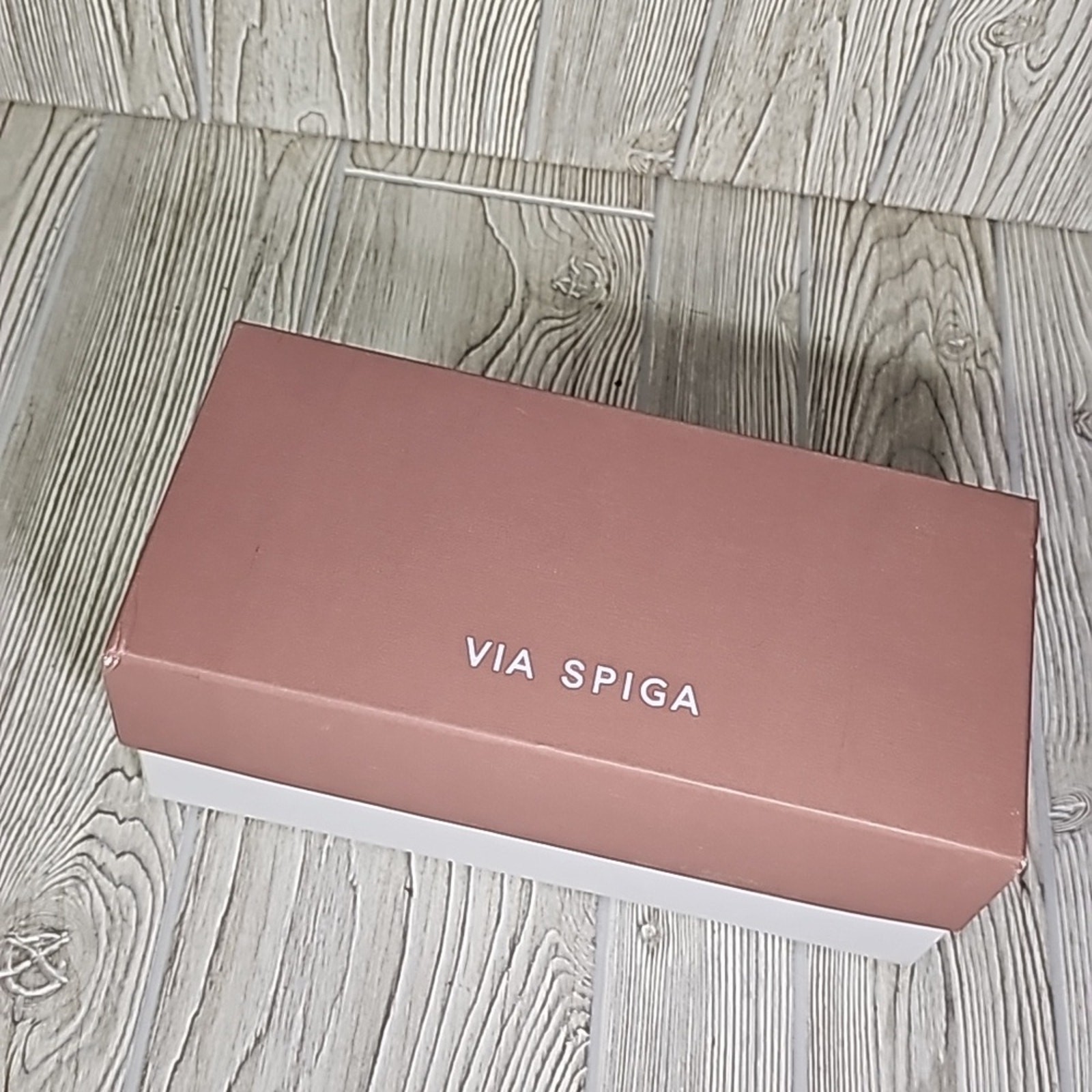 Via Spiga Allegra Ankle Wrap Black Leather Sandals Womens Size 6.5 New