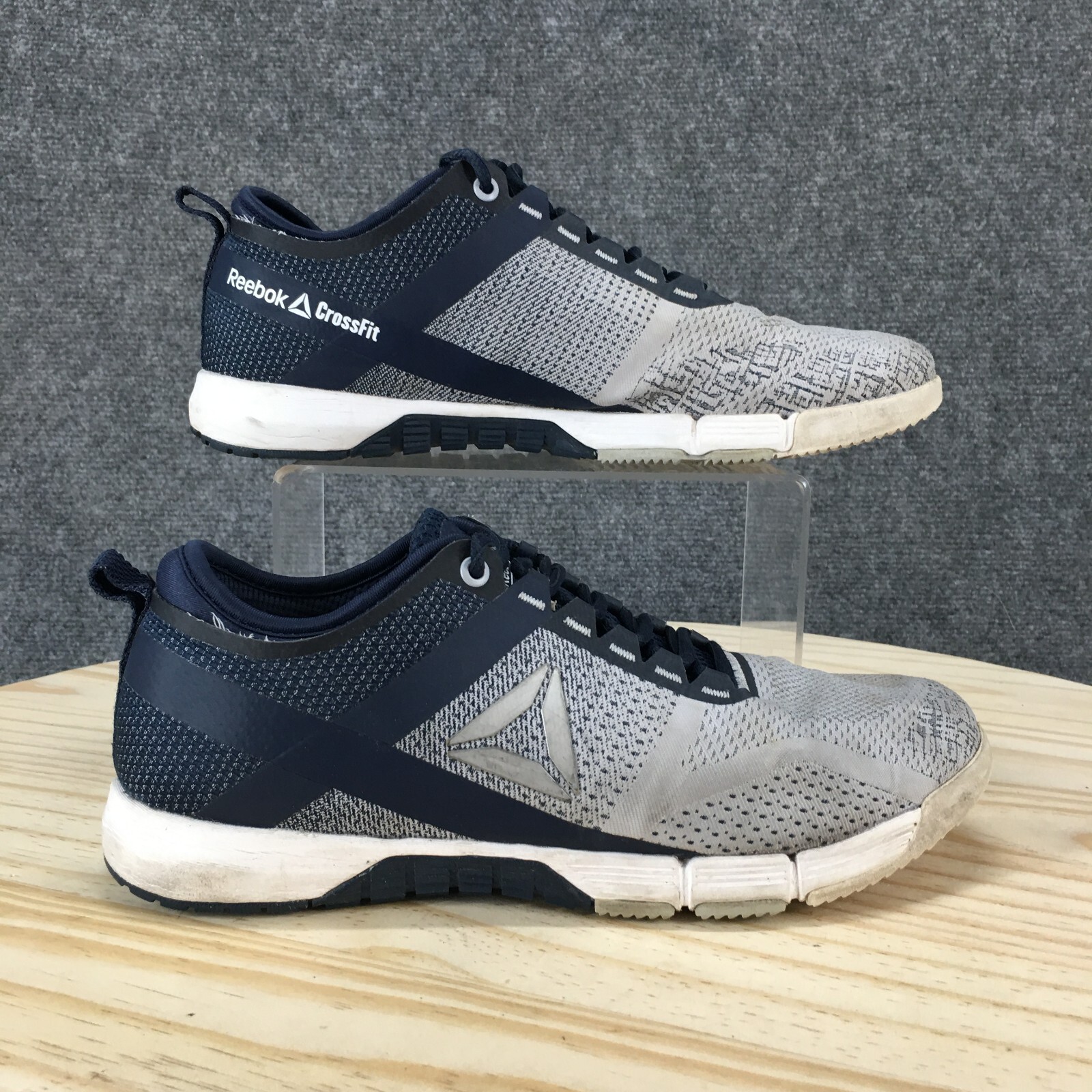 Reebok Shoes Womens 8.5 Crossfit Grace Sneakers Gray Lace Up Low Top Athletic