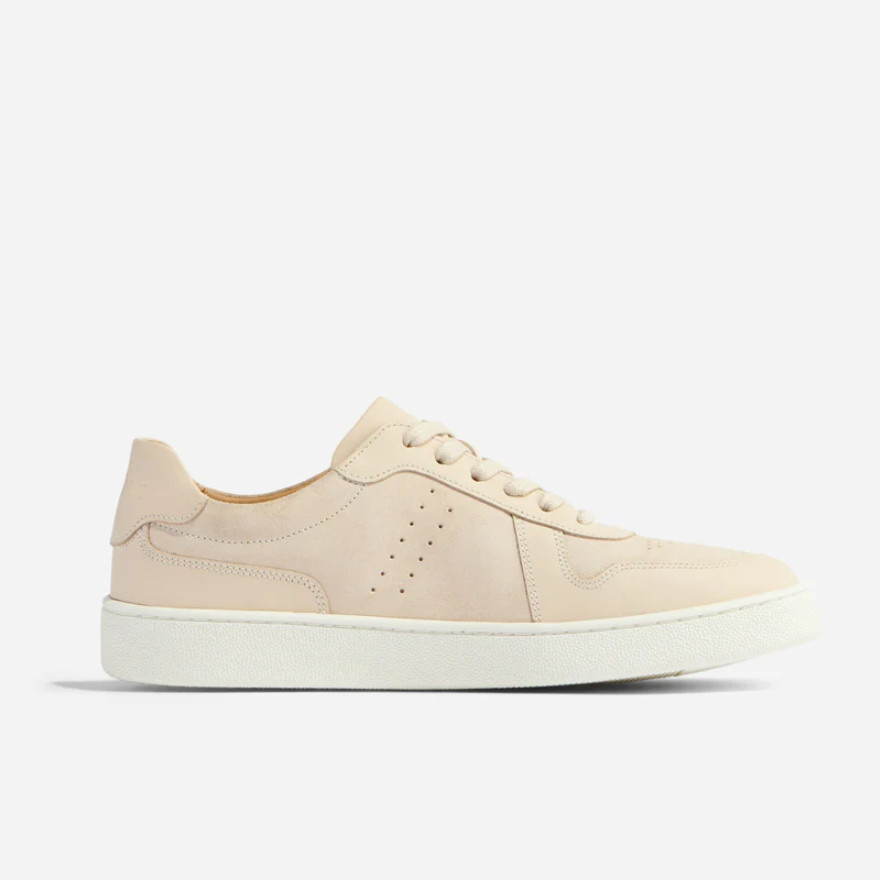 AUTH Nisolo Bria Go-To Court Sneaker Women’s Bone Leather Comfort Casual Shoes