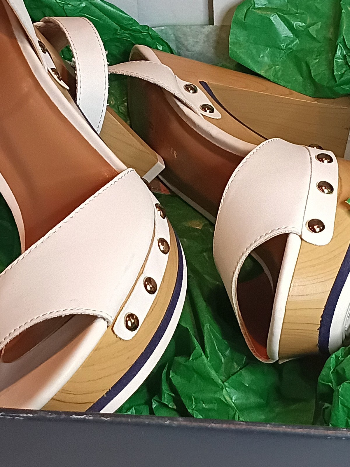 Platform High Heels TOMMY HILFIGER WHITE 8M Women