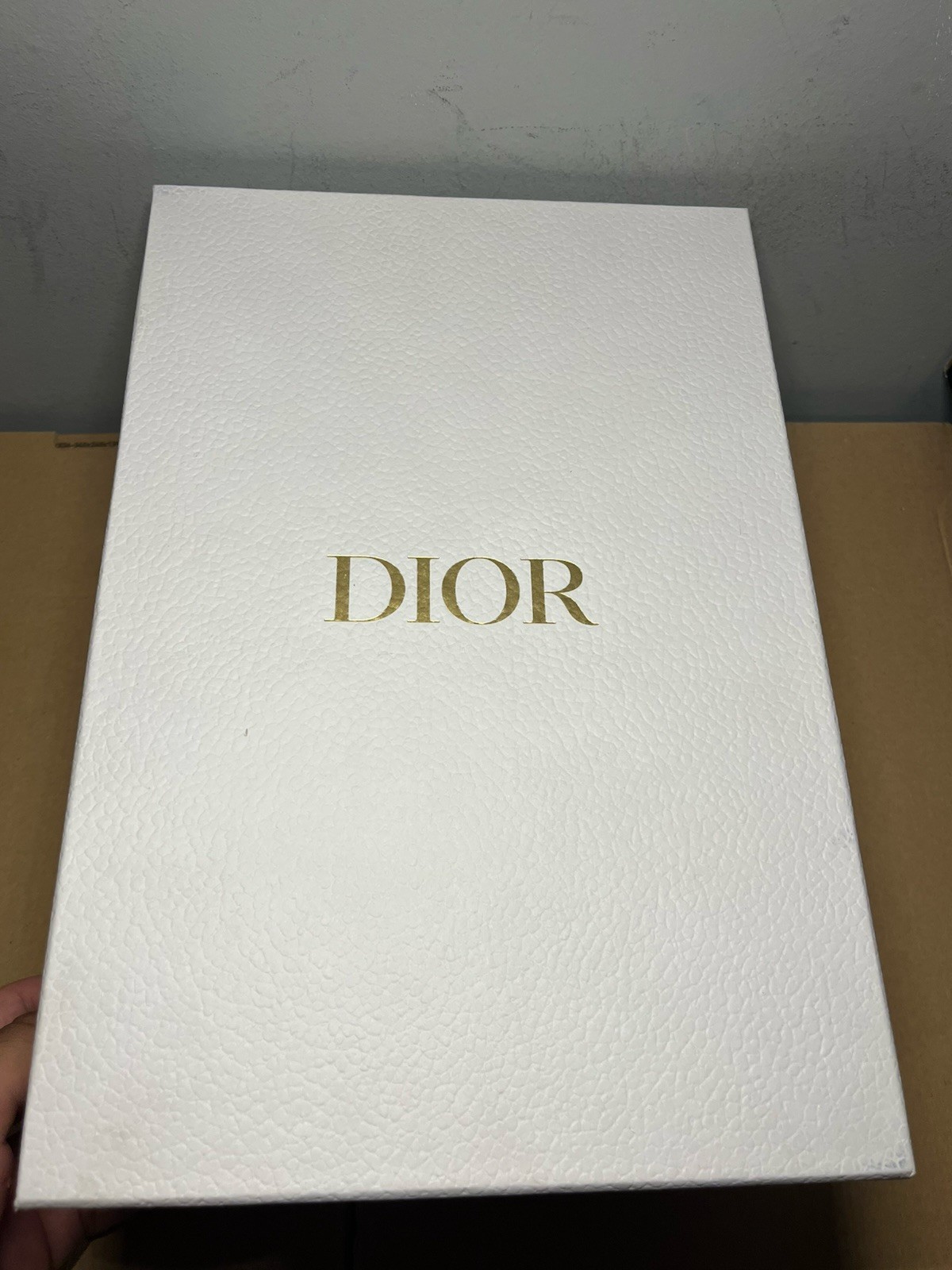 Dior Dway Slide Houndstooth Sandal Flat Mule Authentic US-8.5 Women EU-38.5