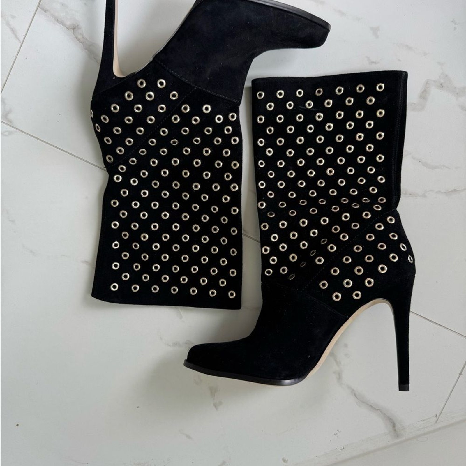 BCBGeneration – Black Studded High Heel Boots