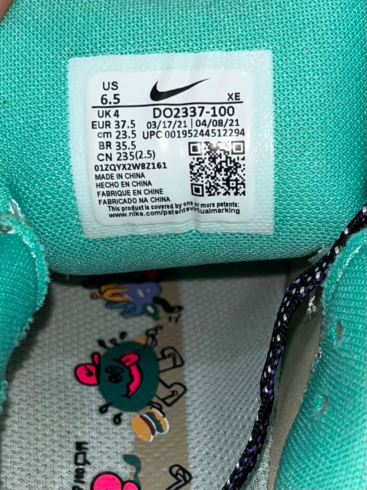 Nike Air Zoom Pegasus 38 ‘Running Club Sail’ DO2337-100 Men’s Size 6.5