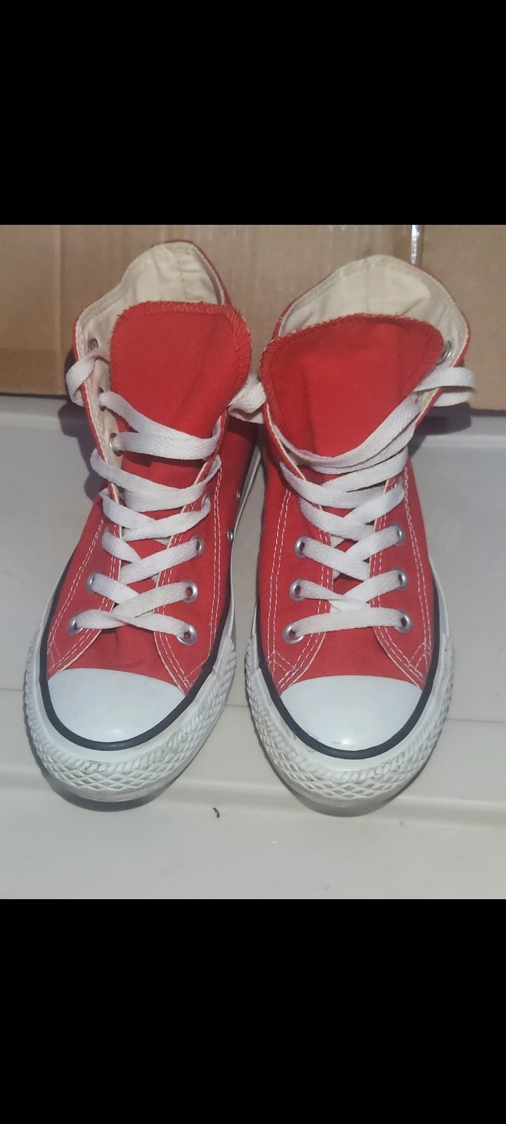Converse All-Star Chuck Taylor Made in USA Red Mens Size 3.5 Women Size 5.5