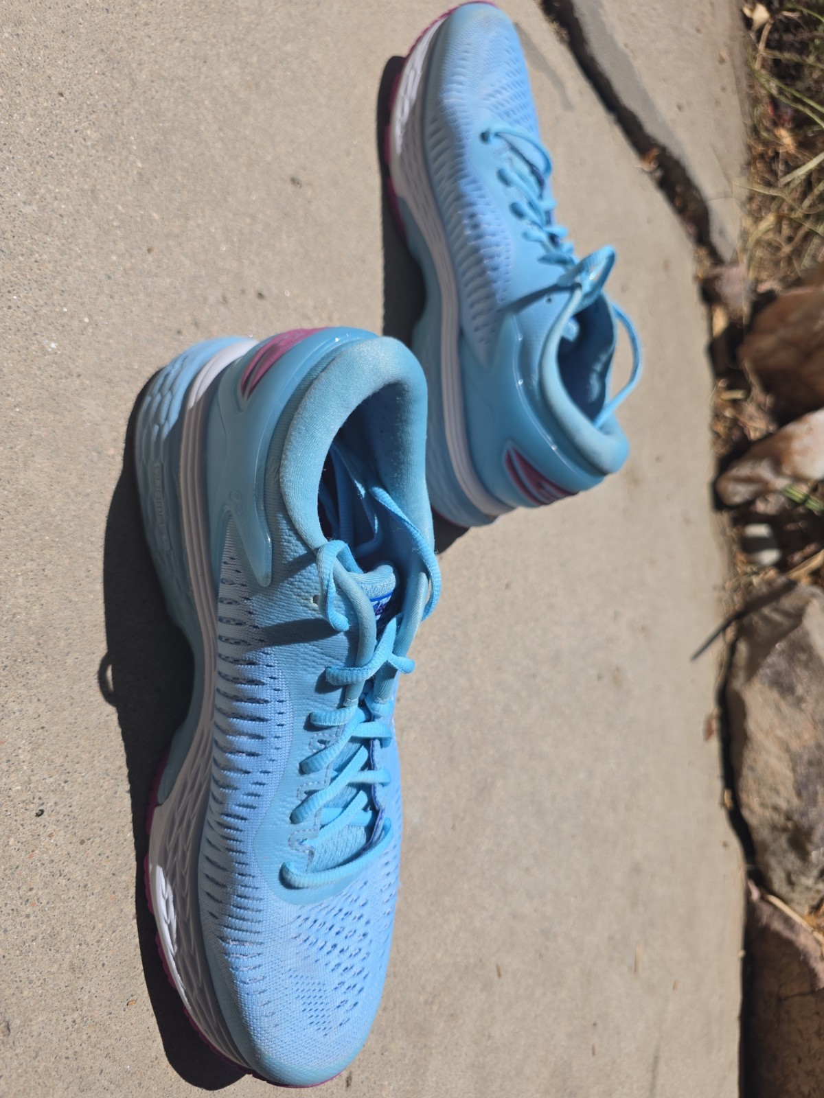 Asics Gel Kayano 25 Light Blue and Pnk