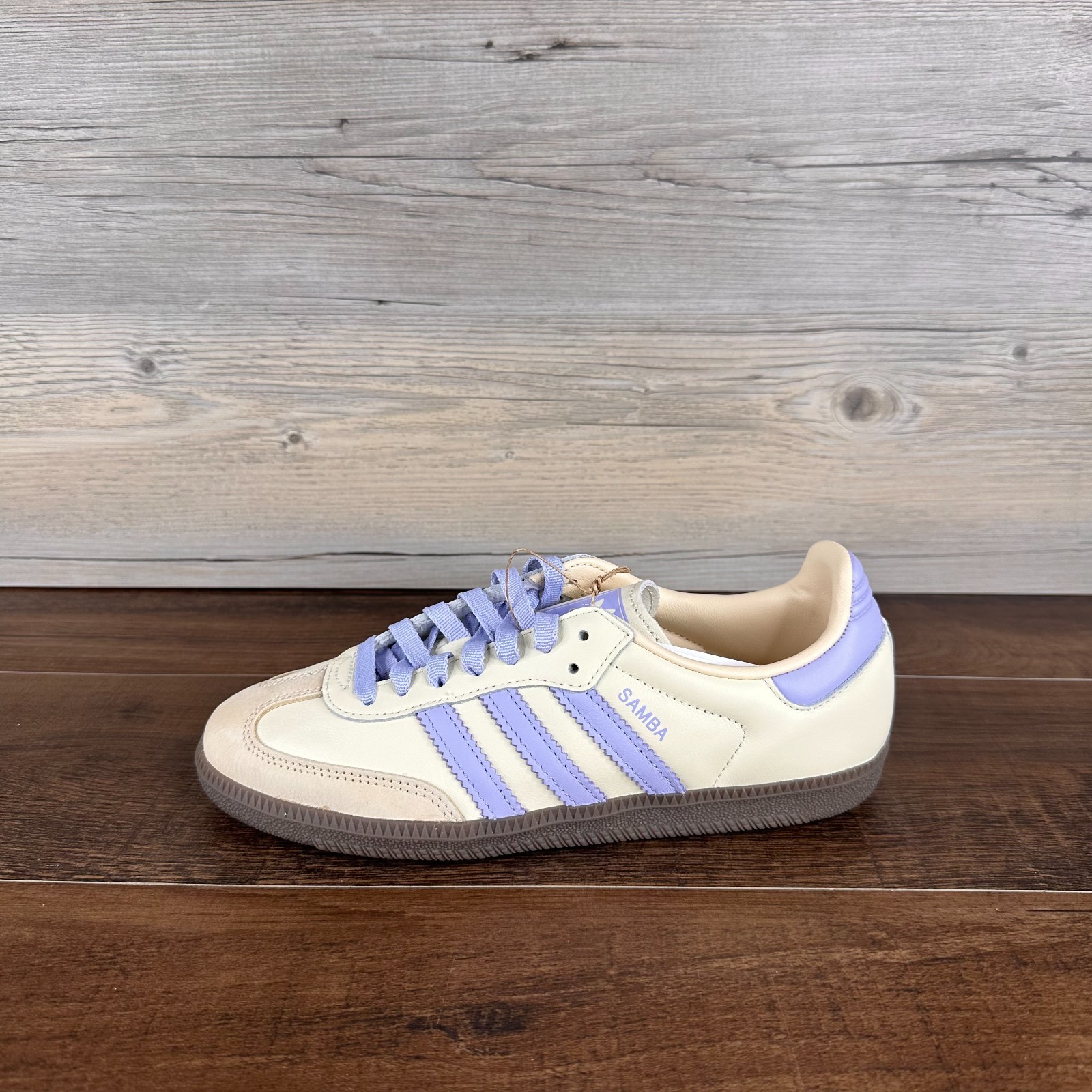 adidas Samba Og Womes Size 7.5 Cream White Violet Tone Sand Strata JI2678