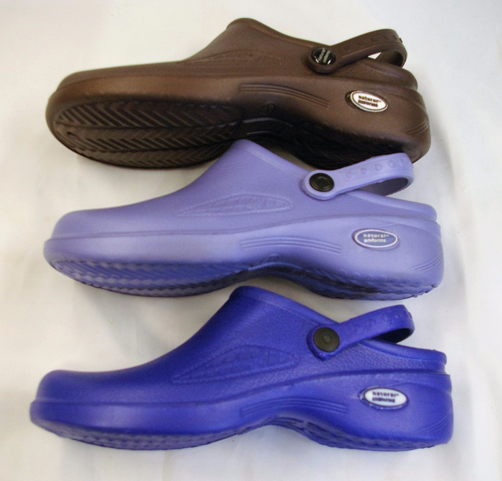 1 Natural Uniforms Women Ultralite Nurse Clogs W Heel Strap Eva Foam 9012 Sz 6