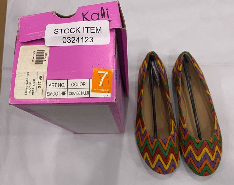 Kali Collection Womens Sz 7 Multi Color Retro Hippie Festival Shoes 0324123
