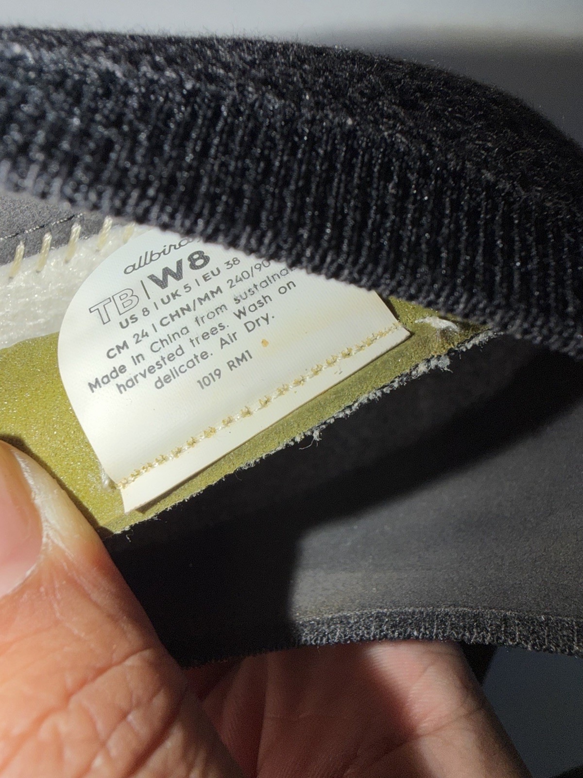 Allbirds Women’s Dark Gray Knit Slip-On Ballet Flats Lyocell Upper US 8 K