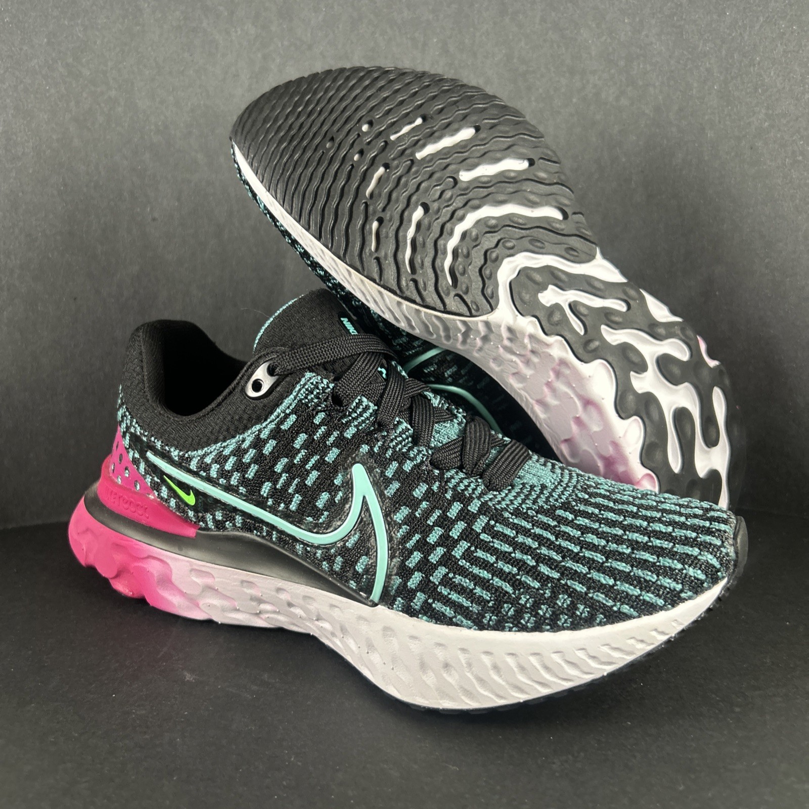 Womens Size 5 – Nike React Infinity Run Flyknit 3 «Pink Prime» – DD3024-003