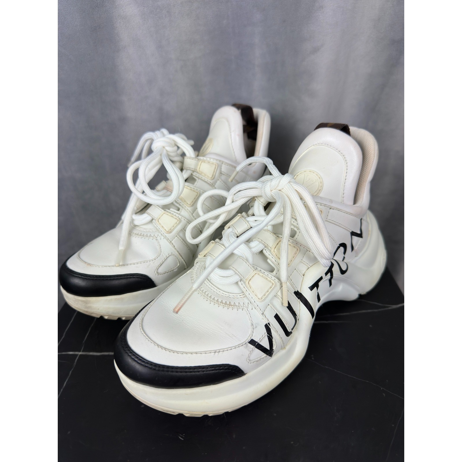 Louis Vuitton Archlight Sneaker White Black 35 Luxury Chunky Graphic Trainer