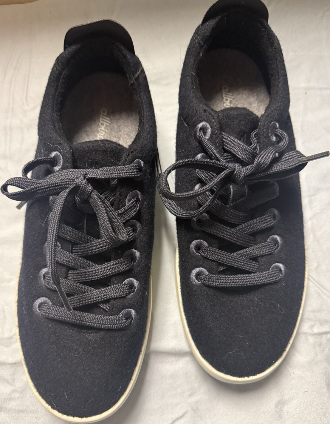 Allbirds Women’s Black Low Top Lace Up Sneakers Athletic Activewear Casual