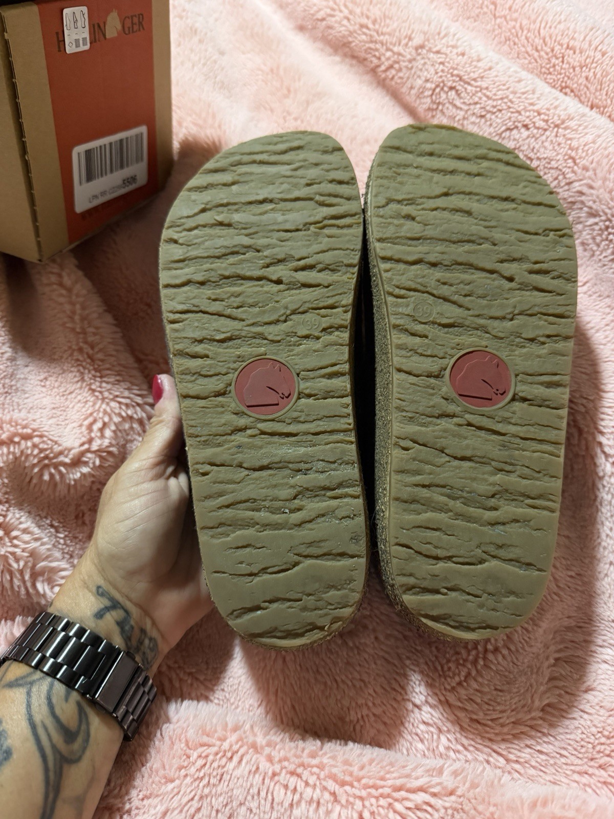 HAFLINGER SWEETHEARTS Clogs In Original Box US 39 SLIPPERS CLOGS CUORICINI