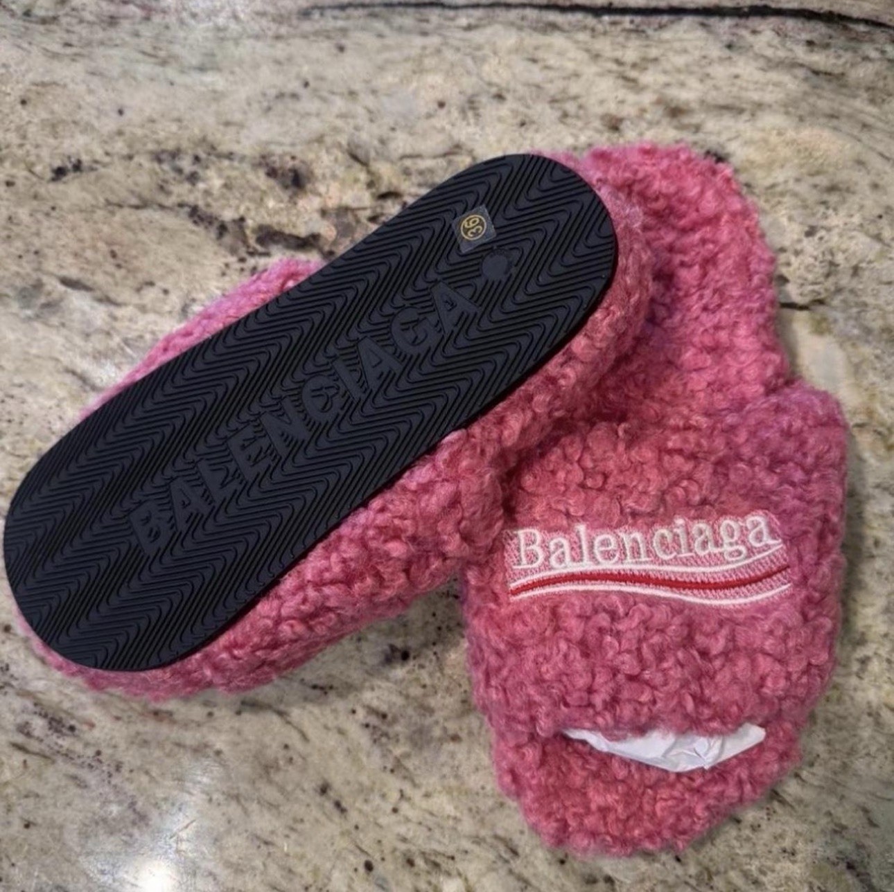 Balenciaga Slides Pink Size 6