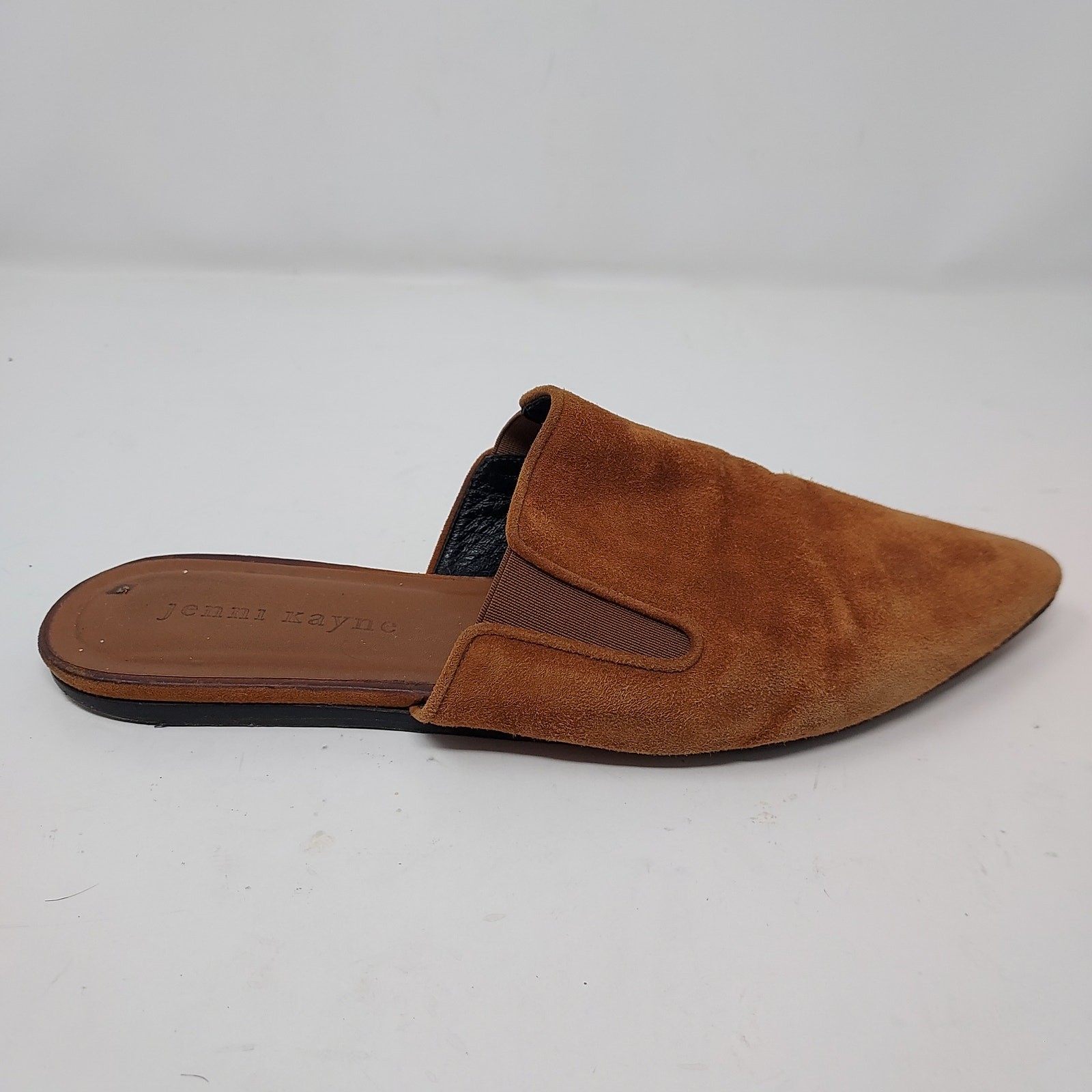 Jenni Kayne Brown Suede Mule Slides Pointy Toe Size 8 – FAIR