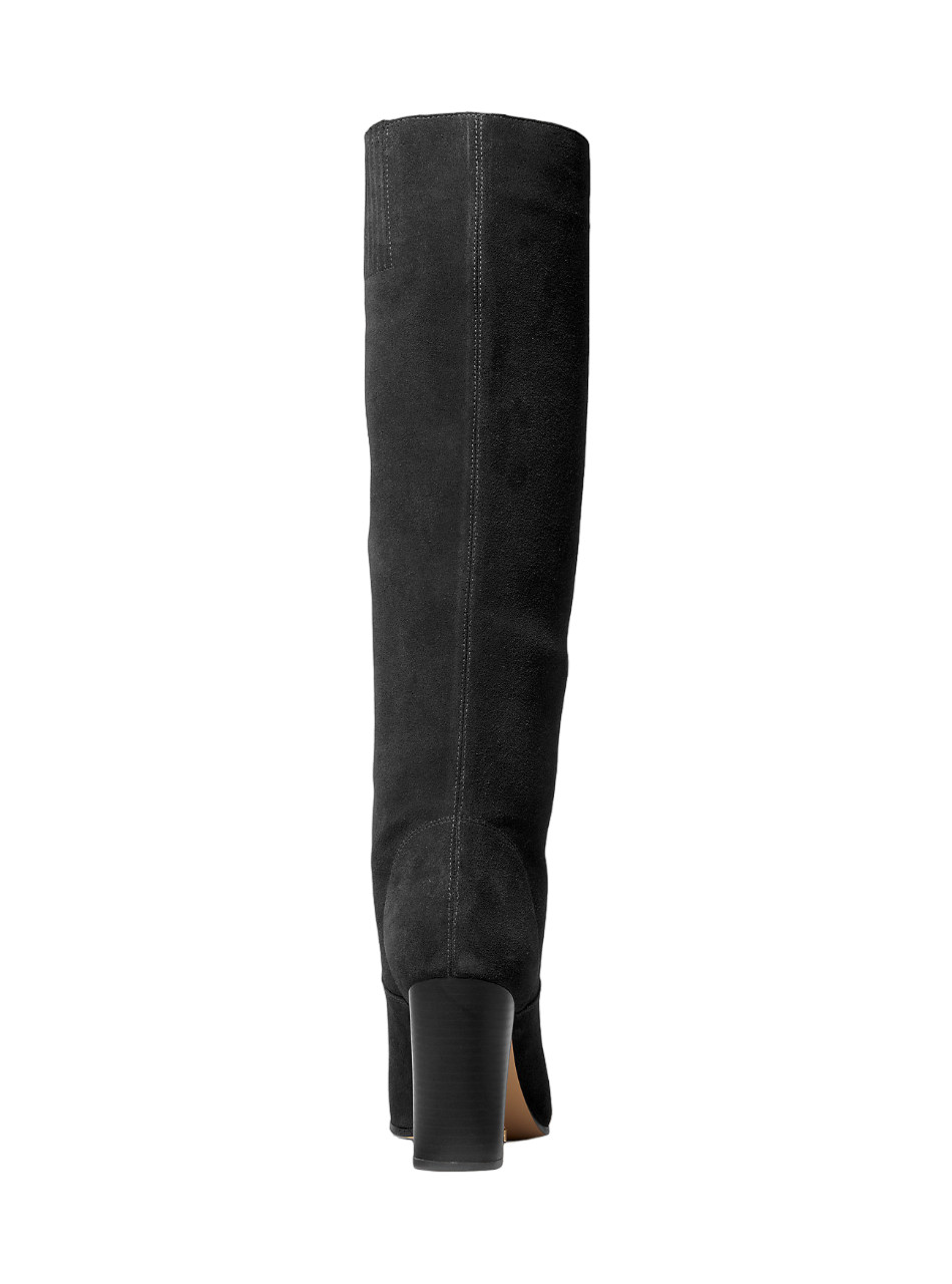 Michael Kors Jocelyn Suede Boot Black/Luggage 6/6.5/7/7.5/8/8.5/9/9.5/10 Nib$355
