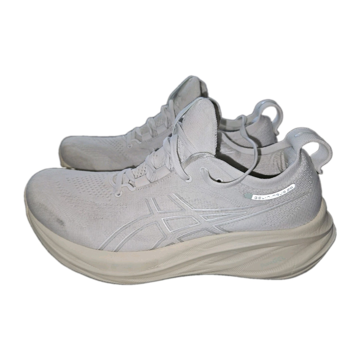 Asics Gel-Nimbus 26 womens 10 white athletic shoes