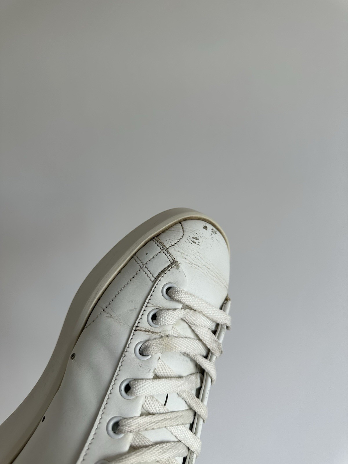 Luxury Golden Goose Pure Star White Leather Low Top Sneakers Women’s Size 38