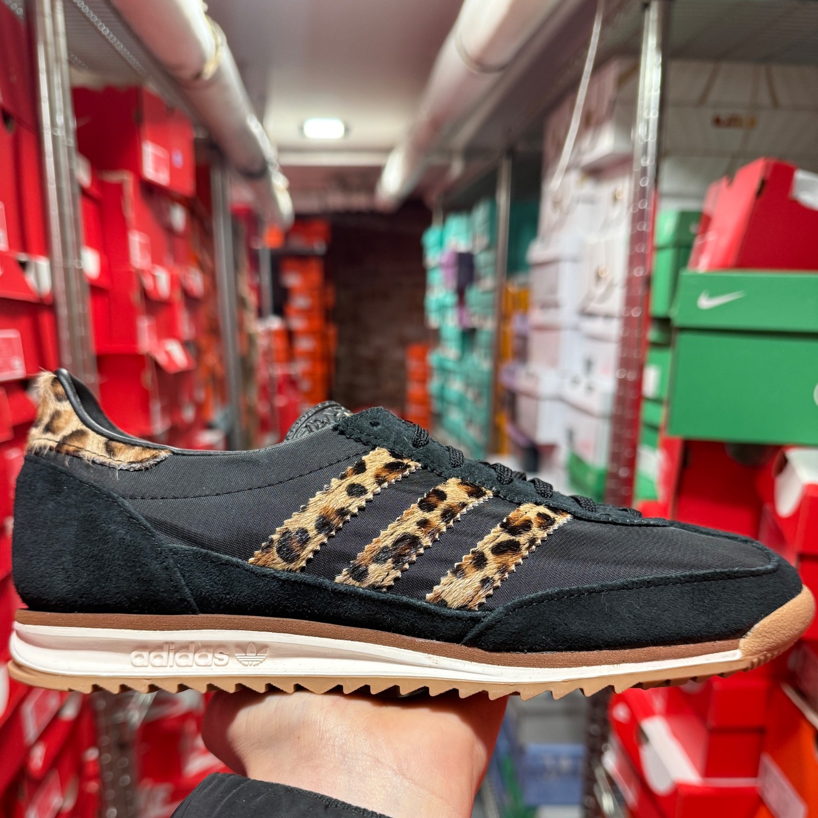 Adidas SL 72 OG Black Brown Preloved ‘Leopard Print’ (JR1640) Women’s