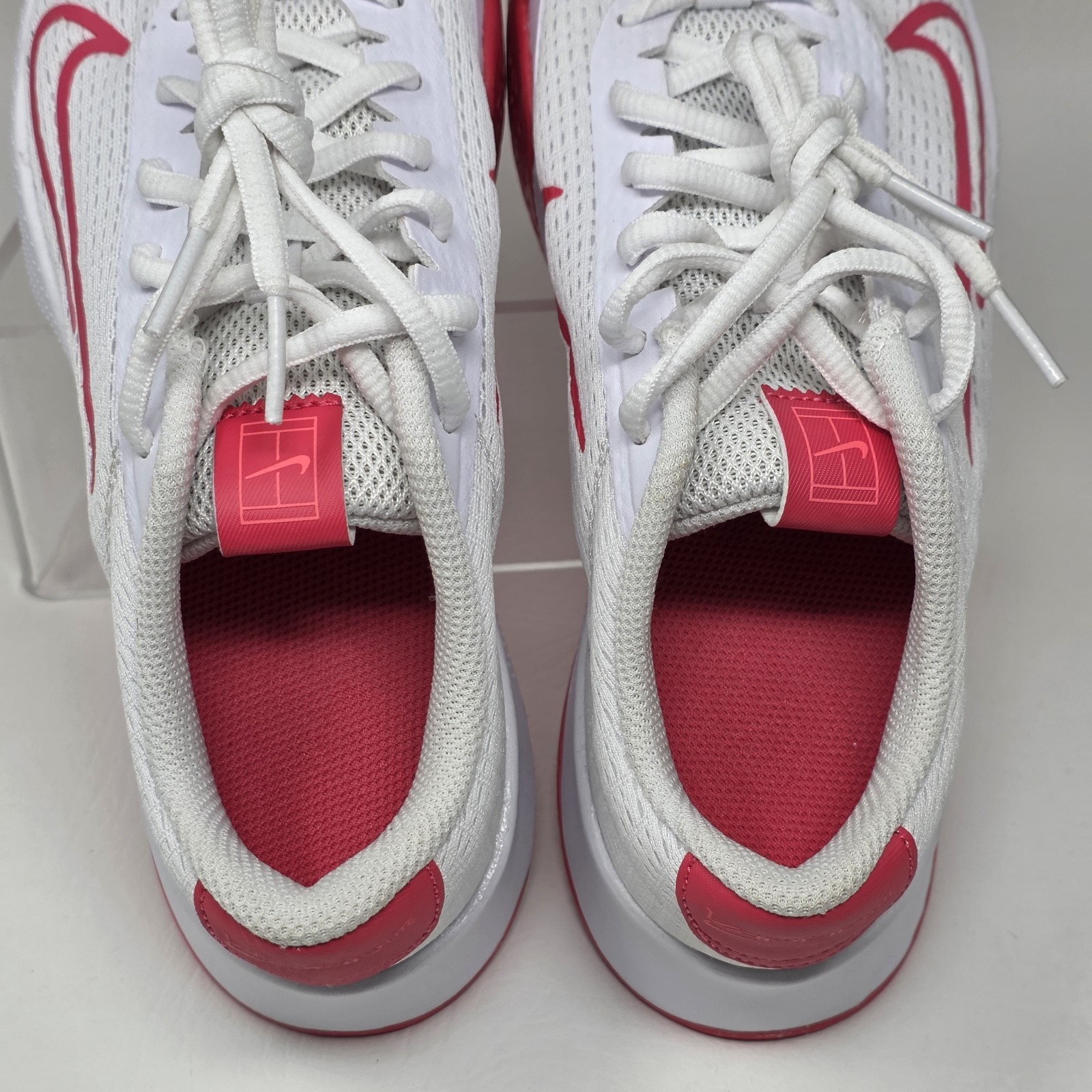 Nike Court Vapor Lite 2 HC Tennis Shoes White/ PinkWomen’s Size 8 DV2019-108 New
