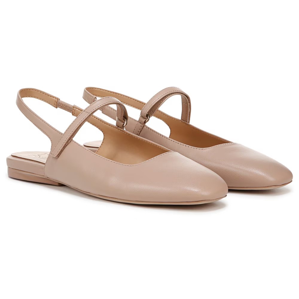 Naturalizer Womens Connie Mary Jane Slingback Ballet Flat Vintage Mauve 8.5W