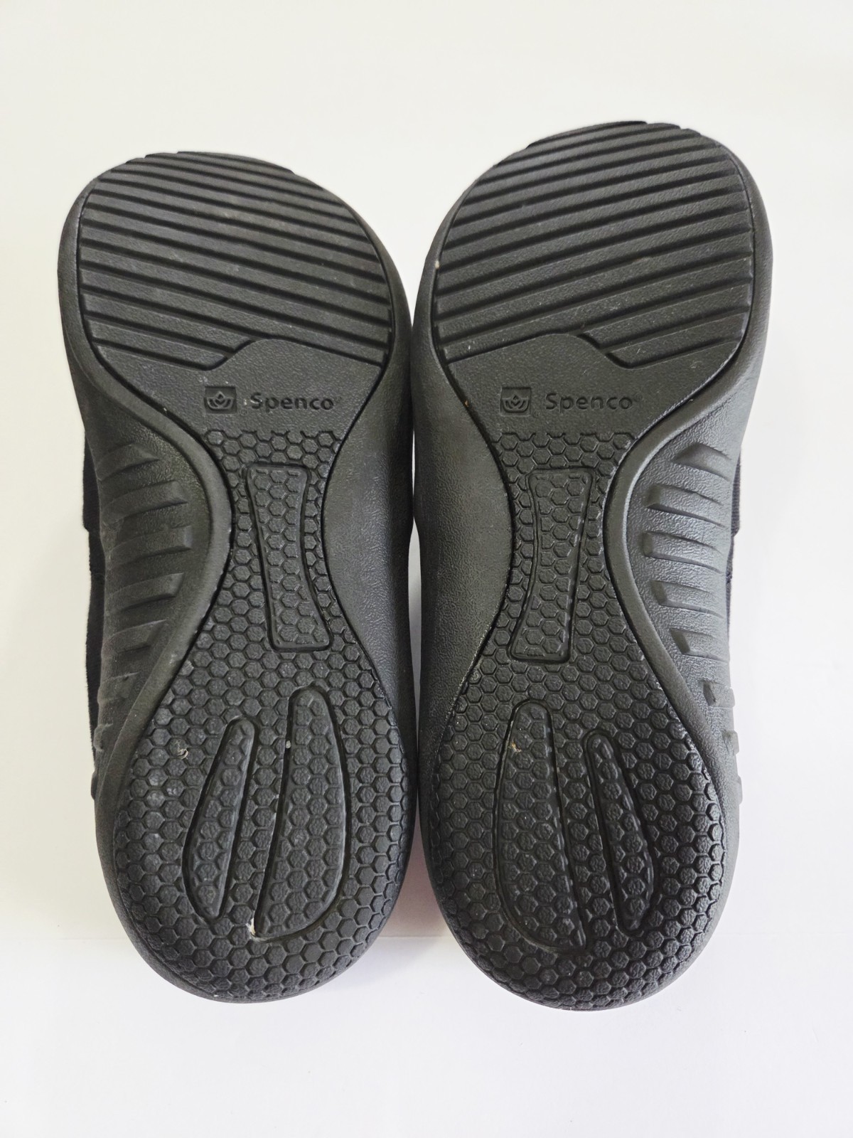 SPENCO WOMENS SIESTA NUEVO CLOG MULE SLIPPER US 9D BLACK CANVAS TOTAL SUPPORT