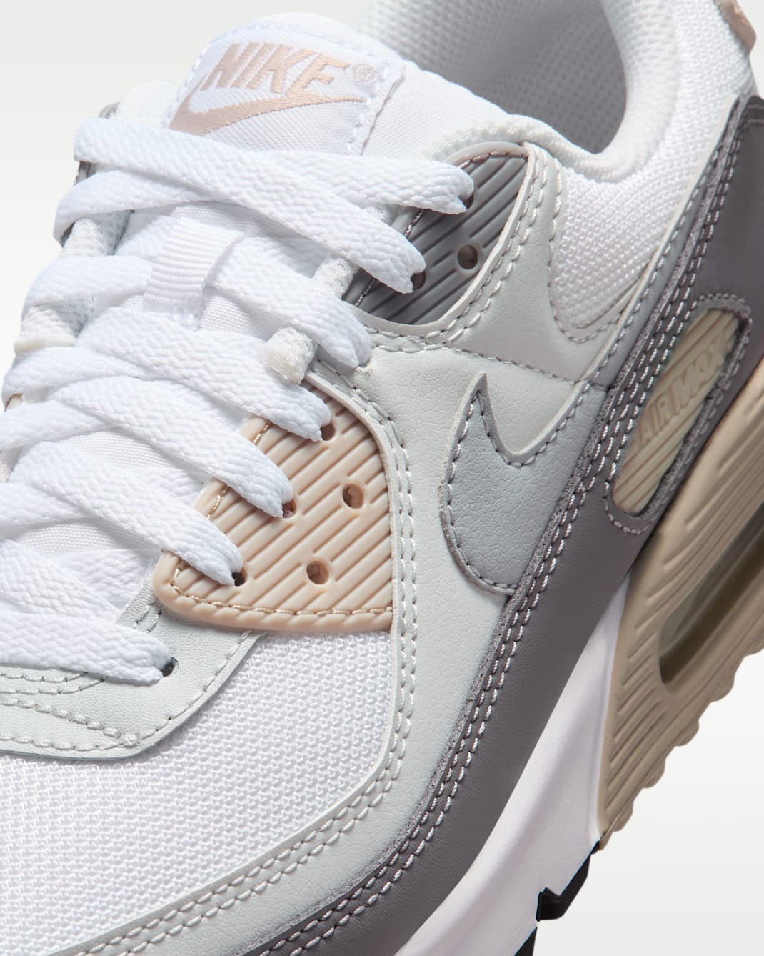 NIKE Women’s Air Max 90 IM4613-201 Cream 2 Pencil Point Off White Wolf Grey