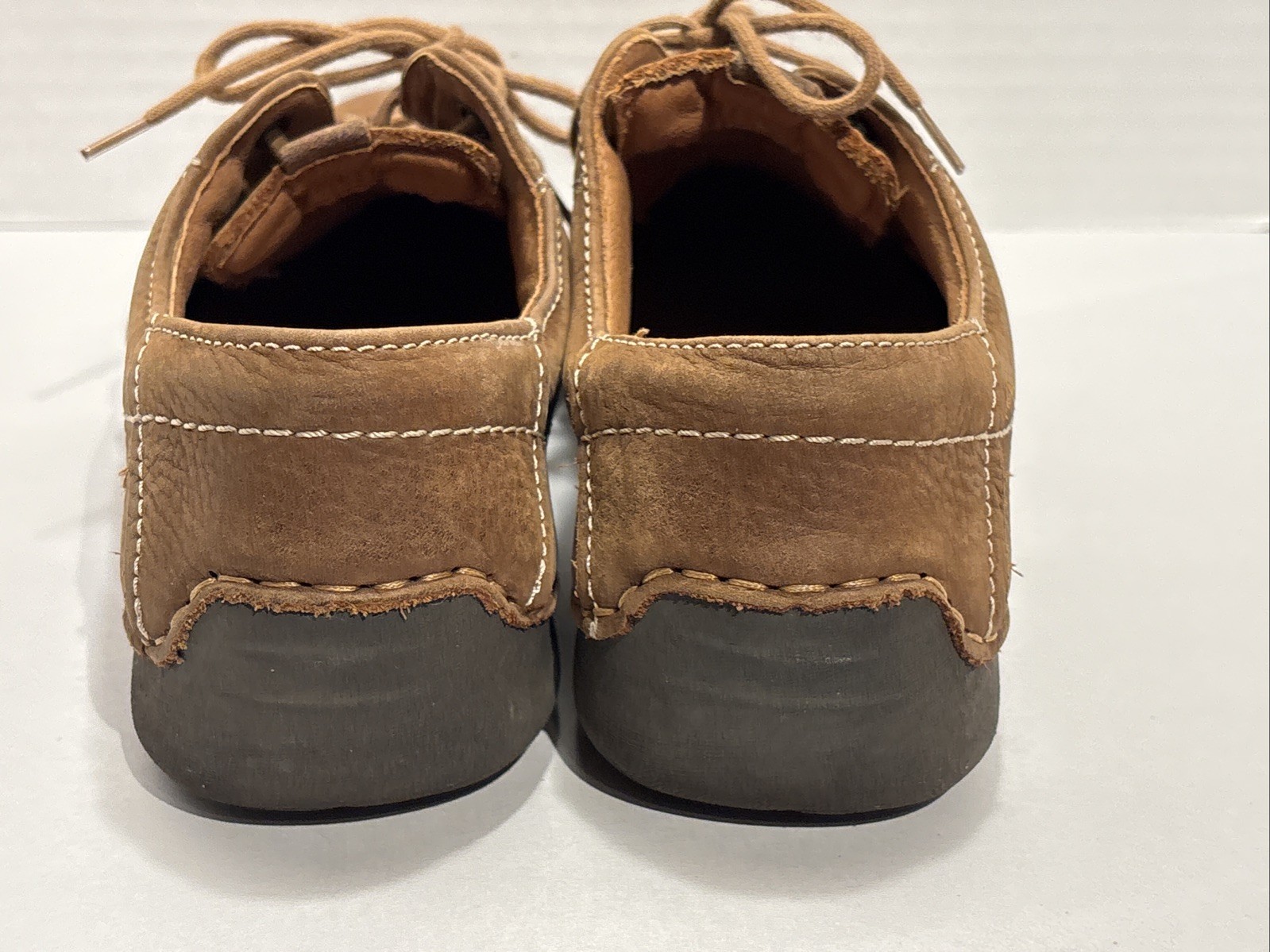 Josef Seibel US 6.5 Tan Loafer Shoes Womens Suede Lace Up Casual Comfort Flats