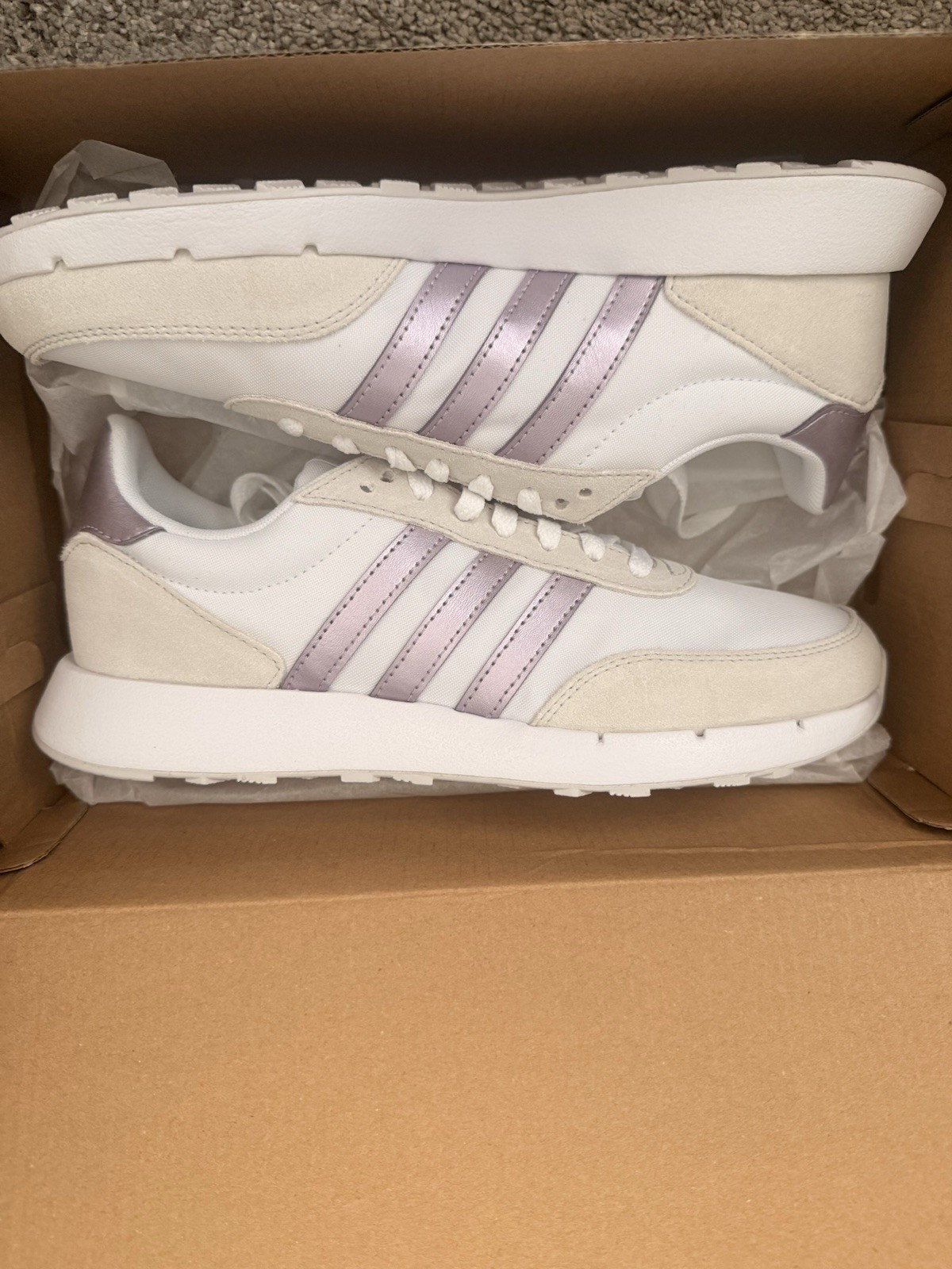 adidas Run 60s 2.0 GX1713 Women’s Low Top Lace-Up Colorblock Sneakers