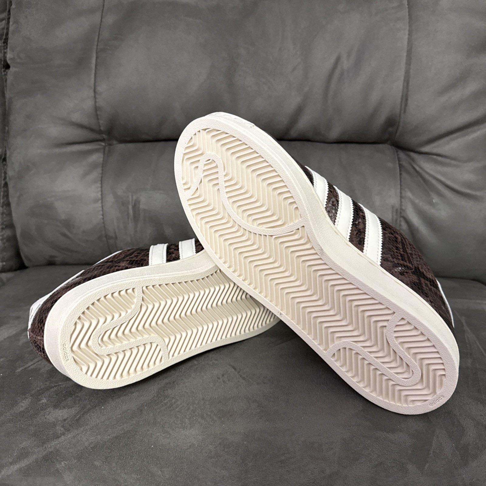 New Adidas Superstar II Lifestyle Shoes Brown/Cream White/Alumina Women’s 8.5