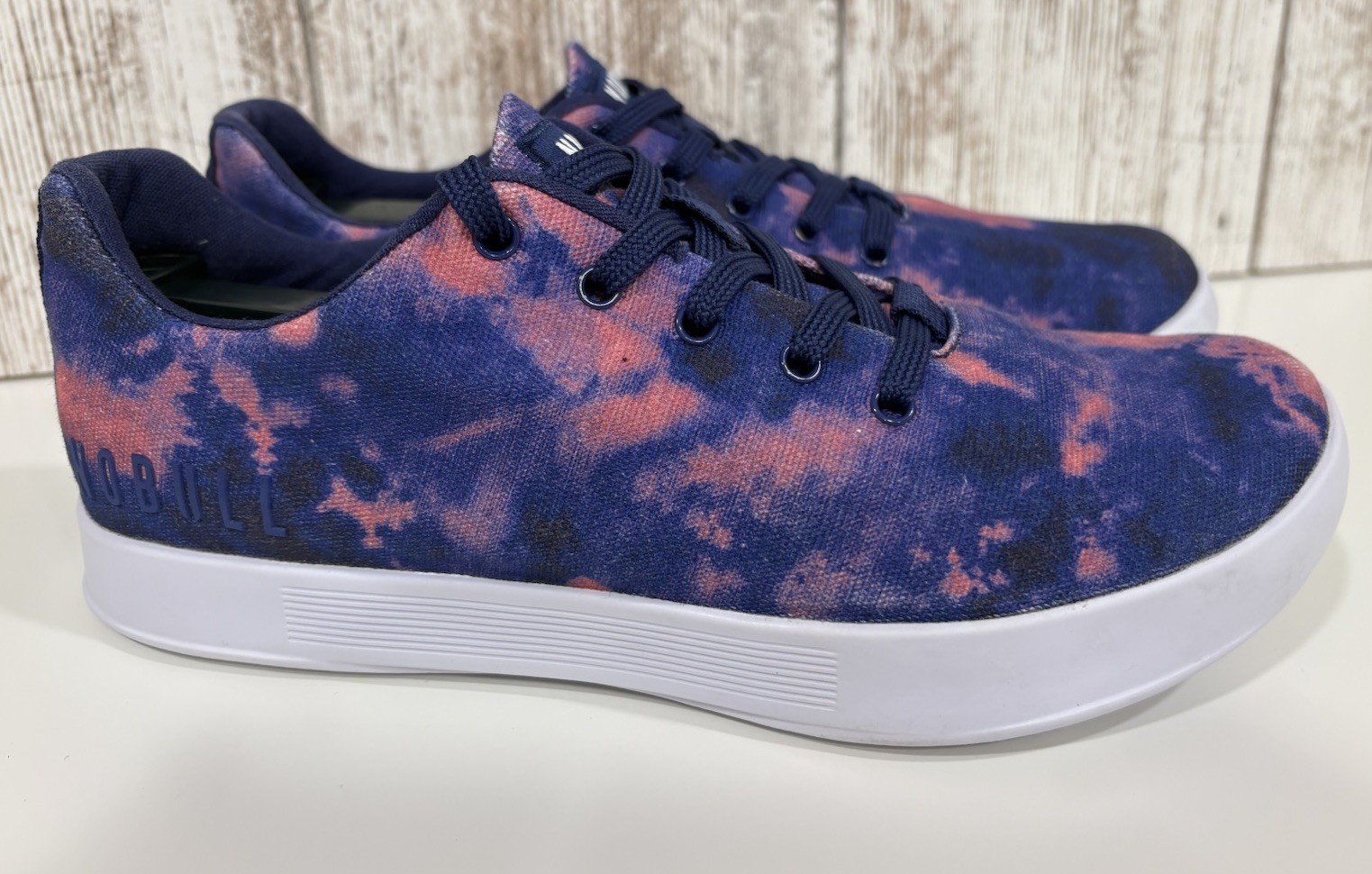No Bull Tie Dye Trainer Canvas Lace Up Sneakers Sz W 9 / M 7.5